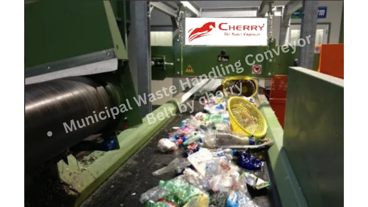 Municipal Waste Handling Conveyor Belt by cherry